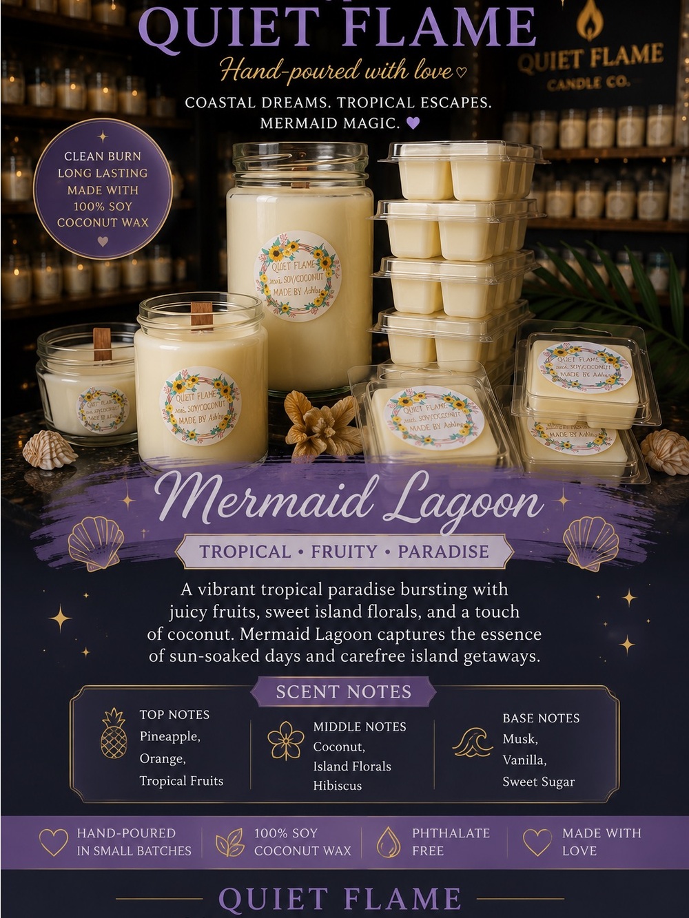 Quiet Flame 22oz Candle Buy Now - Picture 5 of 10